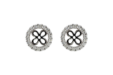 F187-58572: EARRING JACKETS .30 TW (FOR 1.50-2.00 CT TW STUDS)