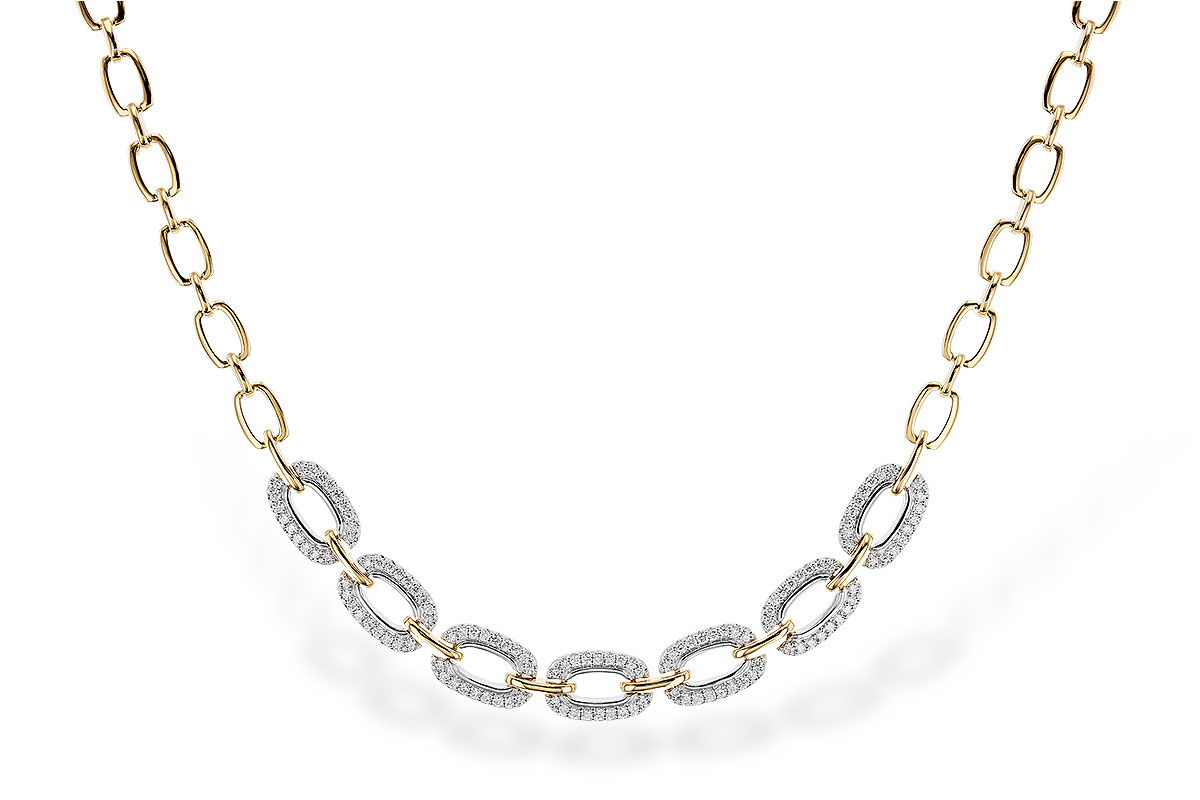 F273-92208: NECKLACE 1.95 TW (17 INCHES)