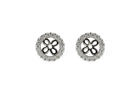 G187-58563: EARRING JACKETS .24 TW (FOR 0.75-1.00 CT TW STUDS)