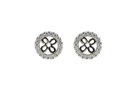 G187-58563: EARRING JACKETS .24 TW (FOR 0.75-1.00 CT TW STUDS)