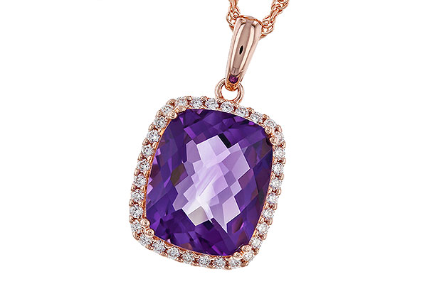D274-84963: NECKLACE 4.57 AMETHYST 4.81 TGW (12x10MM CU)
