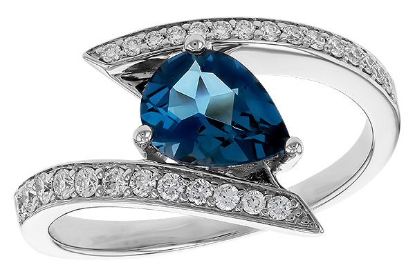 M274-83126: LDS RG 1.04 LONDON BLUE TOPAZ 1.28 TGW (8x6MM)